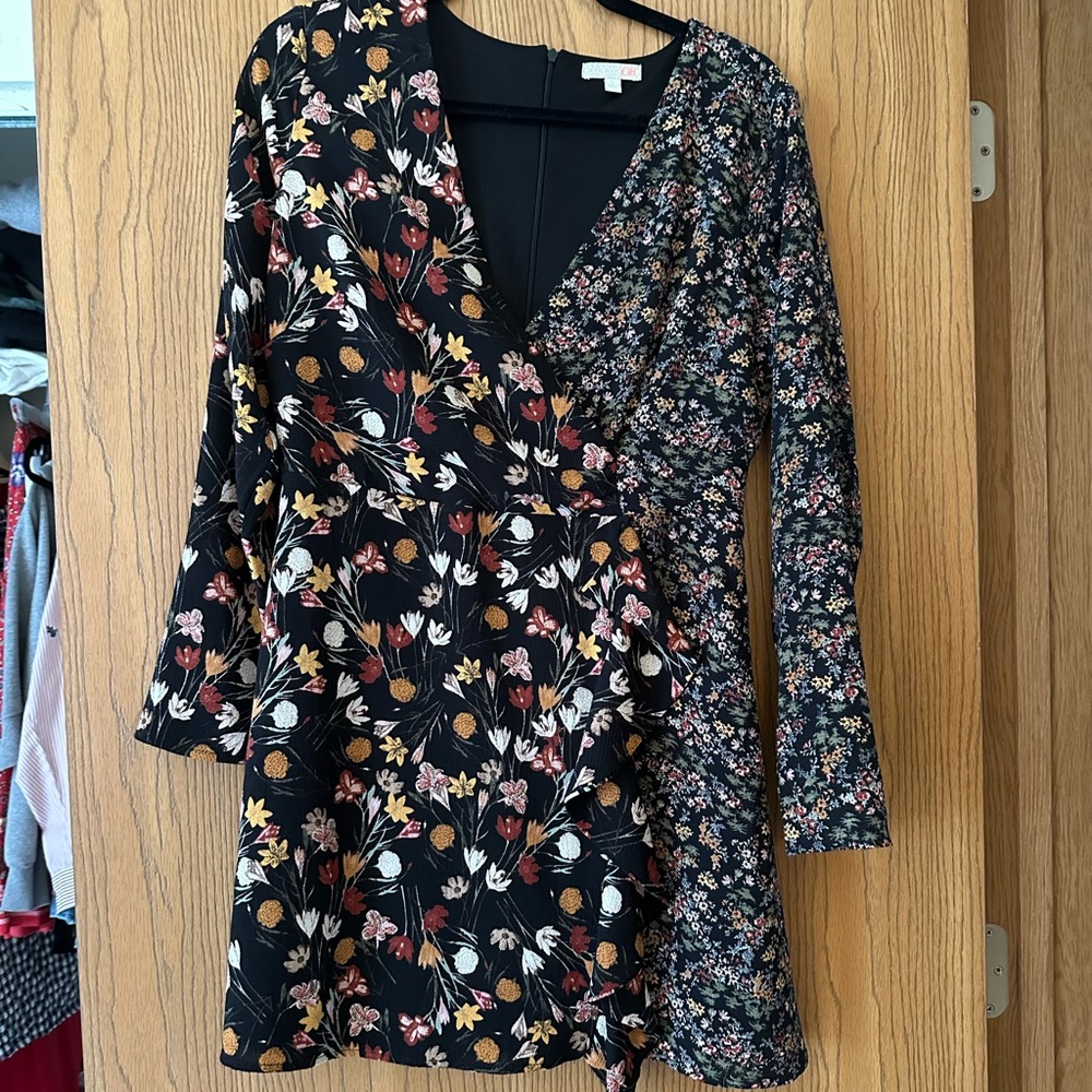 Split Pattern Dress